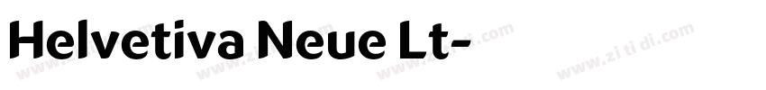 Helvetiva Neue Lt字体转换